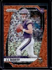 2024 Prizm J.J. McCarthy RC Orange Disco Rookie #400 Vikings