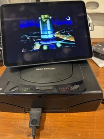 SEGA Saturn Fenrir Lot with Controllers, Games, Memory Card, Pseudo Saturn Kai