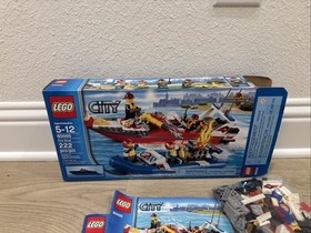 LEGO CITY 60005 TOWN FIRE BOAT w/ Manuals & Box