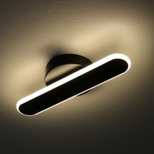 12V RV 10inch LED Ceiling Light Fixture, 12V RV Interior Light Fixture with O...