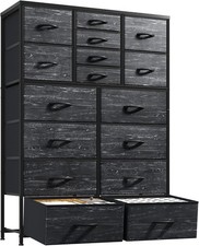 57 H Dresser for Bedroom with Drawers, Fabric Dressers Chests of Drawers