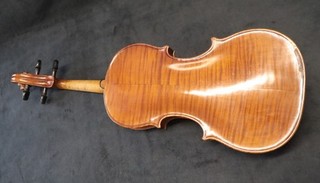 Vintage 1865 4/4 Violin Violin with Shanked Snail