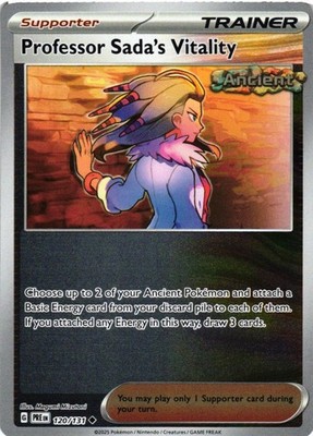 Professor Sada's Vitality Reverse Holo 120/131 SV: Prismatic Evolutions NM