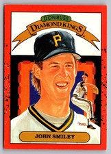 1990 Donruss Diamond Kings John Smiley #17 Pittsburgh Pirates