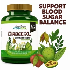 Blood Sugar Support Metabolism 120 Capsules Natural Control & Blood Regulator