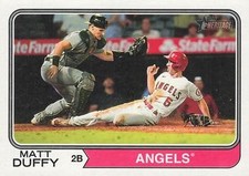 2023 Topps Heritage #424 Matt Duffy