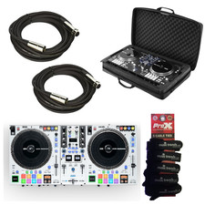 RANE ONE MKII White Motorized DJ controller + Custom EVA Case + XLRs