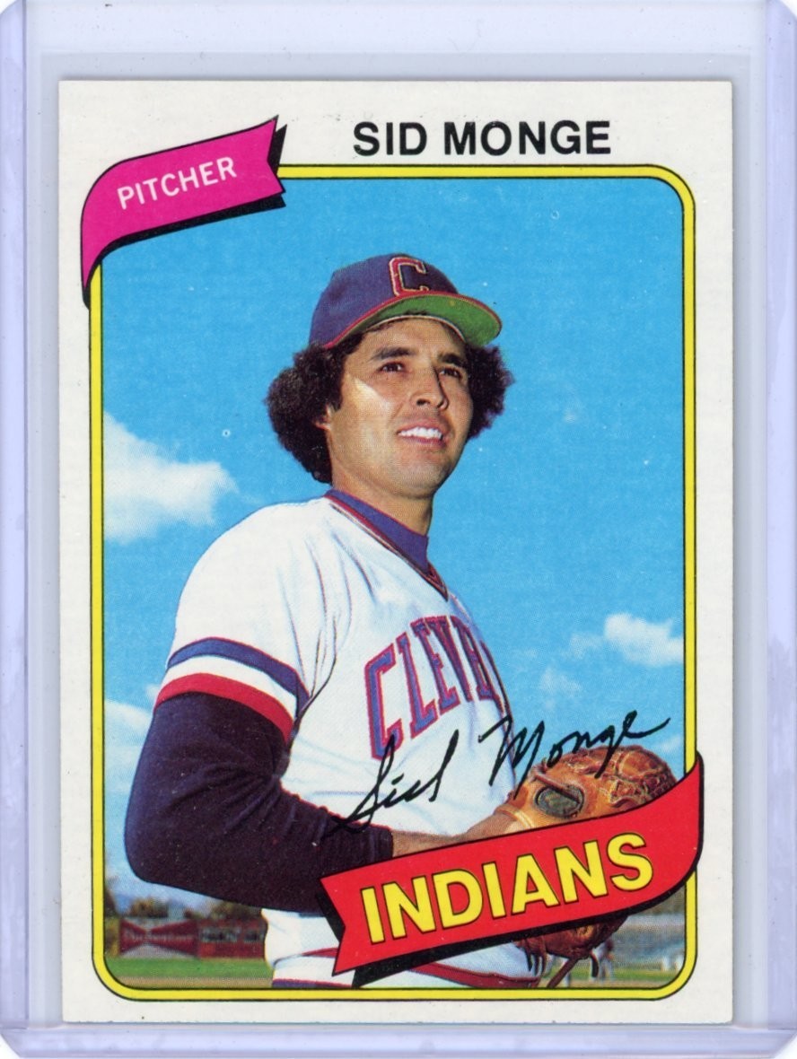 1980 TOPPS SID MONGE #74 SET BREAK NM-MT CLEVELAND INDIANS