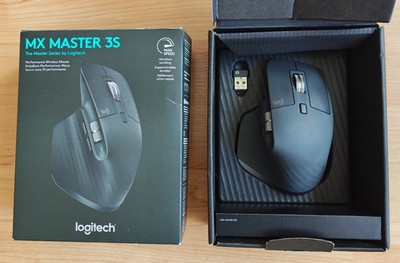Logitech MX Master 3S Mouse Graphit in OVP TOP!