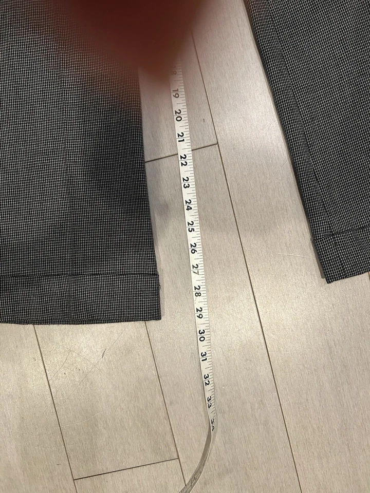 Ann Taylor Petites, Preto E Castanho, Gingham, Boot Cut, Calças Algemadas, Tamanho 2P - Imagem 4 de 4