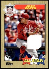 2022 Topps #87ASR-JV Joey Votto 1987 Topps Baseball 35th All-Stars Jersey E5