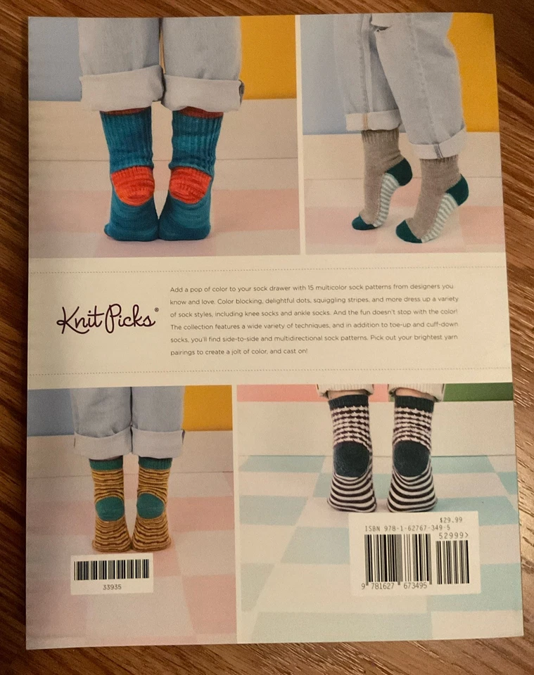 Pop Socks Colorful Sock Patterns By Knit Picks - Image 2 of 4