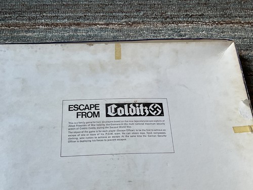 Escape From Colditz Board Game Vintage Parker Games 1970's Complete & Boxed - Picture 8 of 11