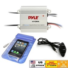 400W Marine Grade Full Range Amplifier Bluetooth Vehicle Audio System Waterproof