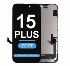For IPhone 15 Plus Soft OLED Display Touch Digitizer Screen Replacement
