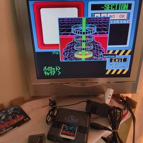 Fighting Run NEC PC Engine TurboGrafx-16 PCE game and Manual set, Working, Japan