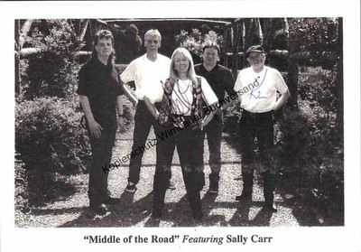 Original Autograph Middle of the Road feat. Sally Carr /// Autogramm Autograph s