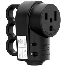 Nema 6-50R 50Amp 250V Female Welder Receptacle, 50A 250V Welder 3-Prong Female,