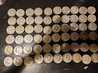 SILVER UNDER MELT PRICE 1965-1970 40% Silver Kennedy Half Dollars Lot Of 60