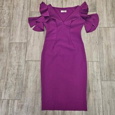 Chiara Boni La Petite Robe Beaufort Dress Women’s IT 46 / US 12 Magenta Cocktail