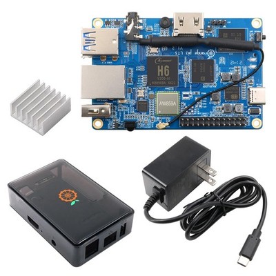 Orange Pi 3 LTS Single Board Computer Allwinner H6 2GB RAM 8GB EMMC Android