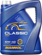 10W-40 Mannol Classic 7501 Motoröl 5 Liter / VW Mercedes Renault 10W-40 Mannol Classic 7501 Motoröl 5 Liter / VW Mercedes Renault