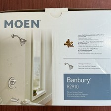 NEW Moen 82910 Banbury Tub/Shower Trim W/Valve Polished Chrome B135