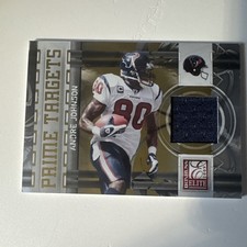 ANDRE JOHNSON - 2009 Donruss Elite Prime Targets Game Worn Jersey /299 Texans Sp