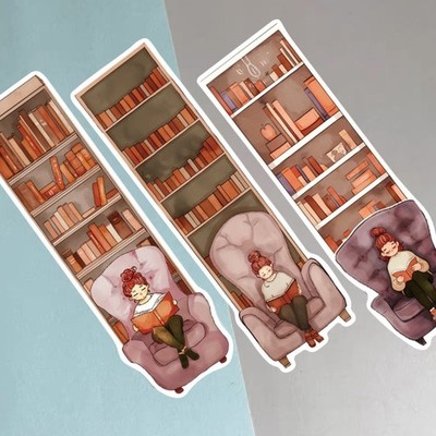 30 Sheets Reading Bookmarks Creative Page Markers Bookcase Bookmarks Gift