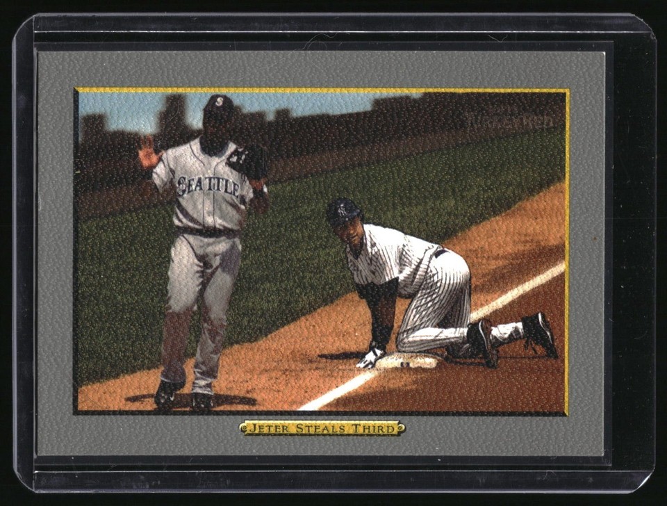 2006 Topps Turkey Red #580 Derek Jeter (Jeter Steals Third) 2006 Topps Turkey Red #580 Derek Jeter (Jeter Steals Third)