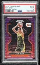 2022 Panini Prizm WNBA W25 Purple Prizm 16/99 Sue Bird #157 PSA 9 MINT 11ba