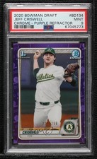 2020 Bowman Draft Chrome Purple Refractor 227/250 Jeff Criswell #BD-134 7wf