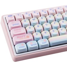 MOA Profile Cute Keycaps,126 Keys PBT Patchwork Candy Custom Keyboard Keycaps...