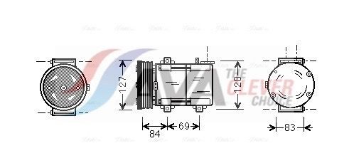 Ava Clever Choice Kompressor, Klimaanlage FDAK167 FüR Ford-image
