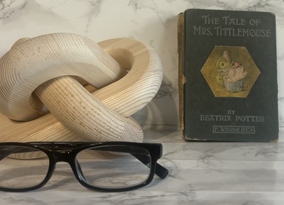 THE TALE OF MRS. TITTLEMOUSE by Beatrix Potter 1910 Vintage Rare 1st Edition