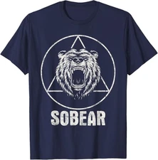 Sobear Sobriety Anniversary Sober Recovery Animal Unisex T-Shirt