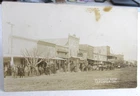 1908-15 COALINGA CALIFORNIA CA., RPPC Real Photo Postcard of WHISKEY ROW Saloons