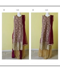 indian salwar kameez ready made 4 Piece Set