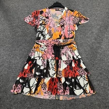 DESIGUAL M.Christian Lacroix Orchid Mini Dress Women's Size US L Multi