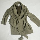Womens H&M Green Trench Coat (Size L) — photo 1