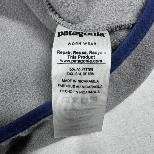 Patagonia Synchilla Grey Fleece Snap T Pullover Men’s Size XL - Picture 5 of 8
