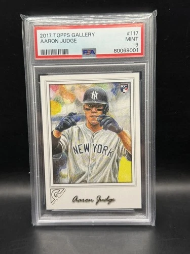 2017 Topps Gallery Aaron Judge #117 Rookie Card PSA 9 MINT