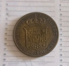Moneta 120 grana Regno di Napoli 1854. Da Collezione Personale.  RIPRODUZIONE 