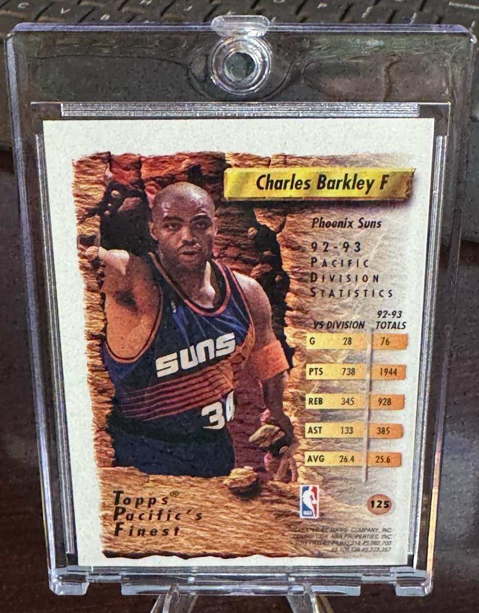 1993-94 CHARLES BARKLEY TOPPS FINEST REFRACTOR PACIFIC'S FINEST