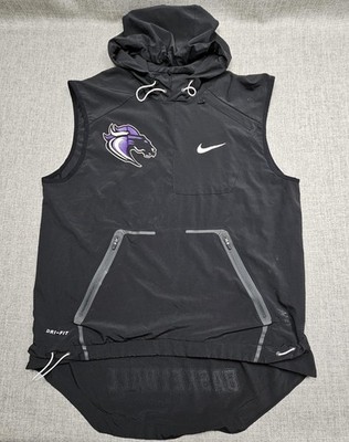 Nike Basketball Hoodie Mens Medium Black Nike Dri Fit Sleeveless Pullover