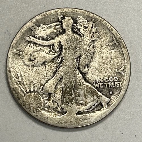 1916-S Walking Liberty Half Dollar.