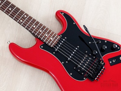 1980s Fernandes Brad Gillis Signature SSH Superstrat ST-80BG Red