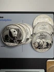 (7) 1oz China Panda 10 Yuan .999 Fine Silver Rounds (BU) | 3x2013, 4x2015