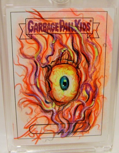 GREG TREIZE 1/1 SKETCH DRESS TO GROTESQUE GARBAGE PAIL KIDS TOPPS 2024 - Picture 3 of 5