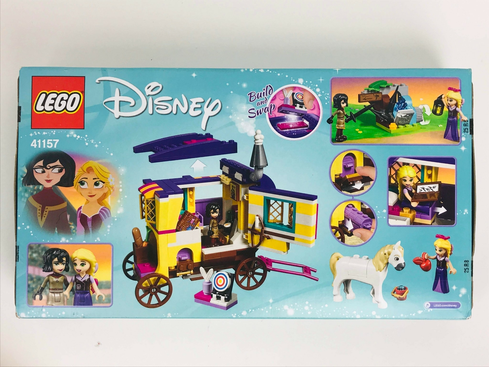 lego disney princess rapunzel's travelling caravan
